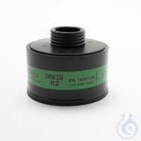 Gas Filter DIRIN 230 K2 
	protection against ammonia
	disposal friendly incinerable